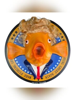 Trumpy Trout Novelty Singing Animatronic Fish - "Make Fishing Great Again"